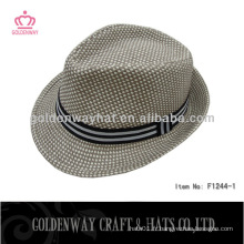 Chapeau de coton fedora pour homme beau bon marché pour le gros